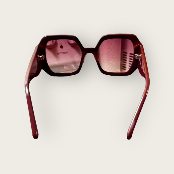 MCM Authentic 💯sunglasses - burgandy/frappe - NWT - Picture 6 of 8